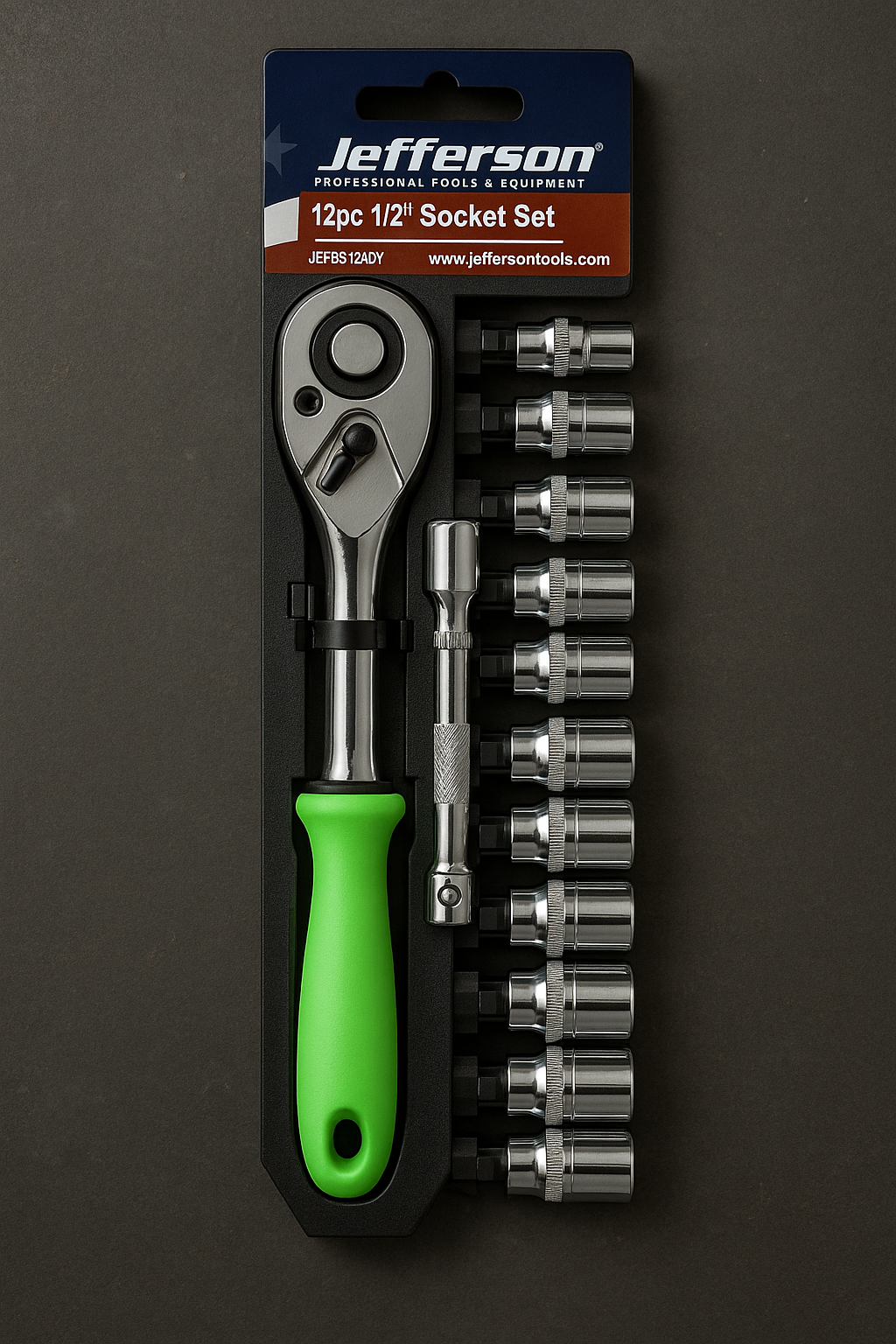 1/2" Jefferson 12 PIECE SOCKET SET