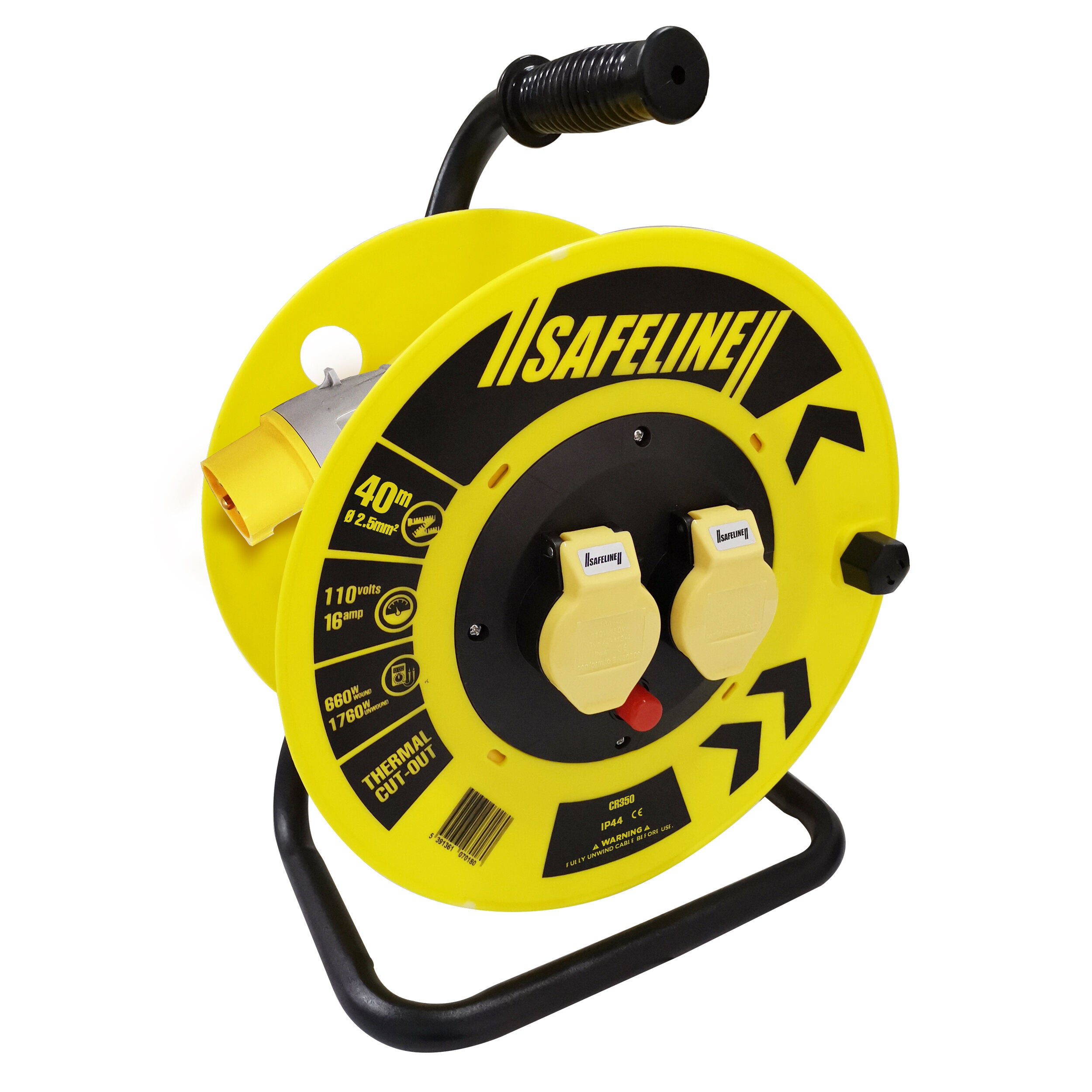 Safeline 40m 110V Cable Reel – O'Tooles Tools