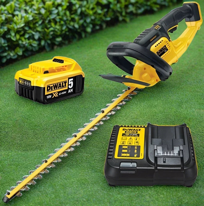 DEWALT DCMHT563P1-GB 18V XR 55CM Hedge Trimmer - 1 X 5Ah - O'Tooles Tools