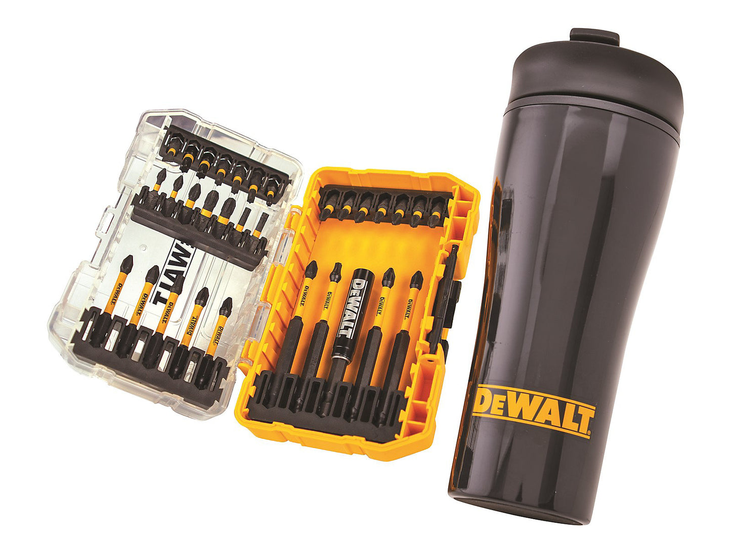 DeWalt FlexTorq 32 Piece Screwdriver Set + Bit Holder + Thermal Mug
