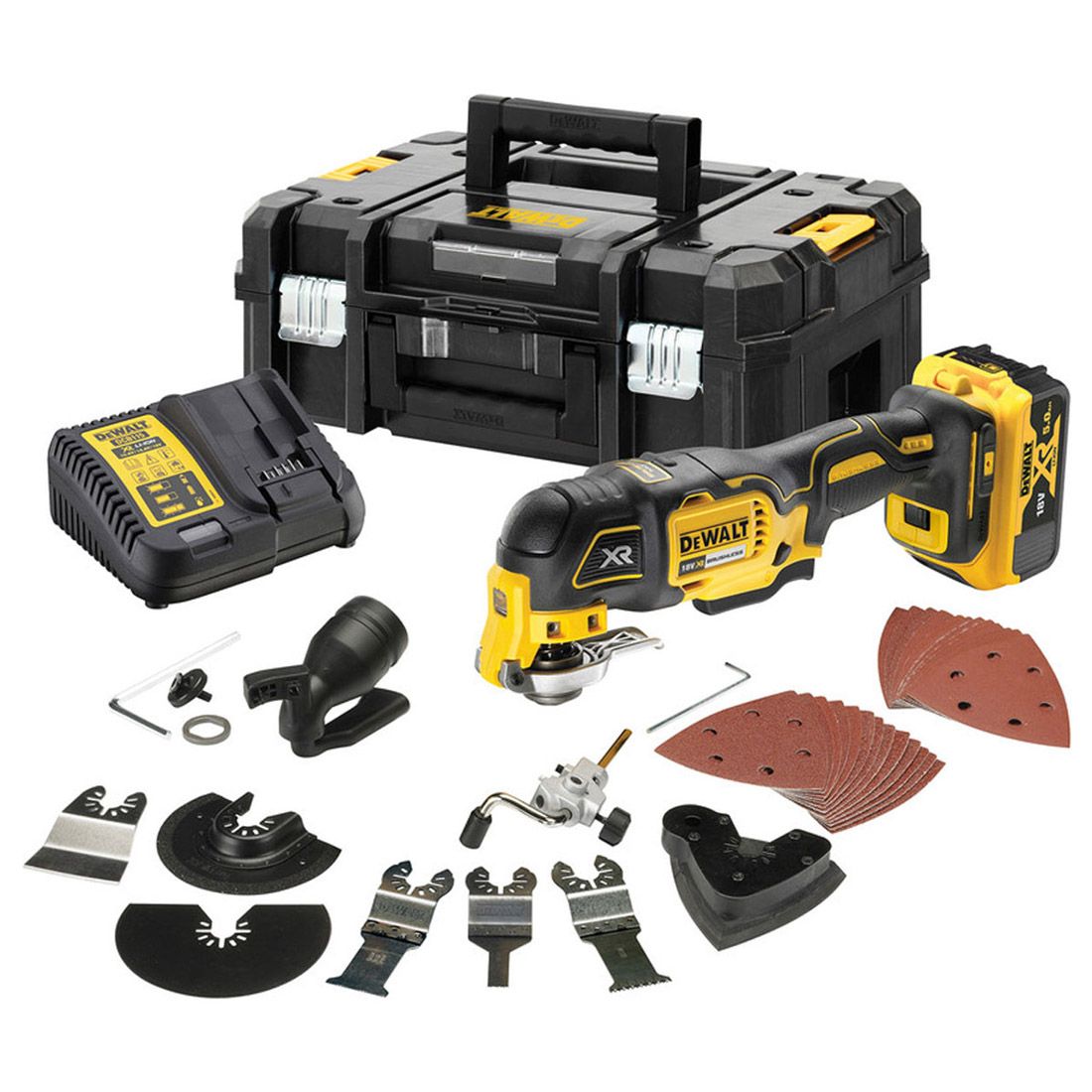 Dewalt 18v XR Brushless 3 Speed Multi Tool + 1x5ah