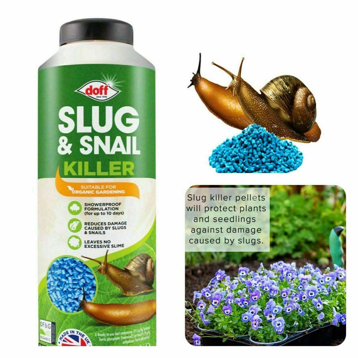 Doff Slug & Snail Killer 800g