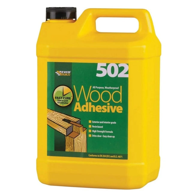 502 All PurposeWeatherproof Wood Glue - 5ltr