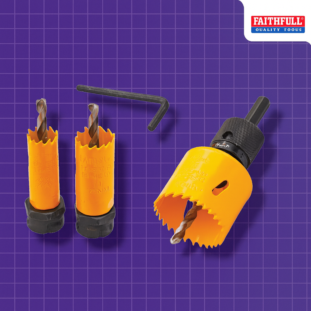 Faithfull Quick Change Holesaw Set