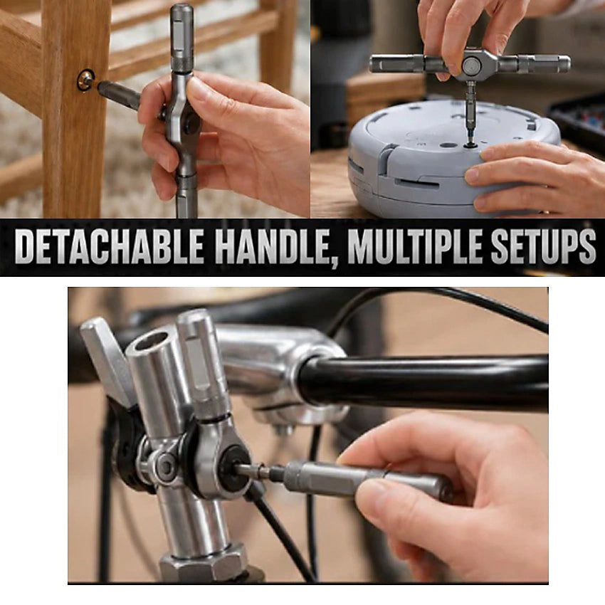 Faithfull Screwdriver Bit & Ratchet Set