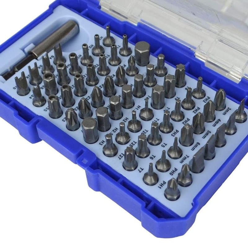 Faithfull Screwdriver Security Bit Set - 61 Piece