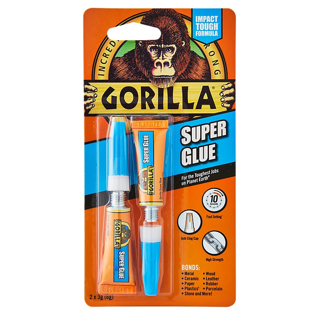 Gorilla Superglue 3g x2