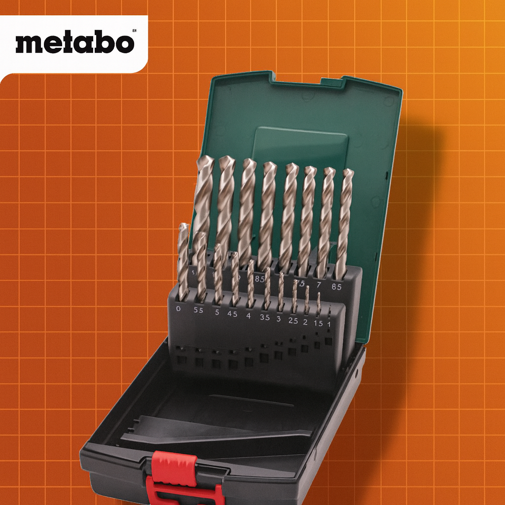 Metabo HSS Drill Bit Set - 19pc