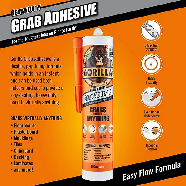 Gorilla Heavy Duty Grab Adhesive