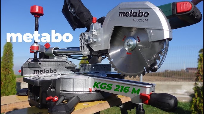 Metabo KGS216M 216mm Sliding Mitre Saw - 220v
