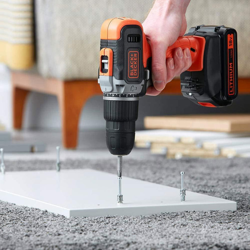 Tooles Black+Decker 18V Cordless Combi drill + 2 Batteries – O'Tooles Tools