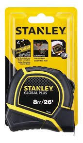 Stanley 8m/26ft Global Plus Measuring Tape