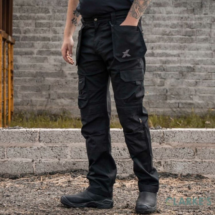 Xpert hardwearing work trousers - Black