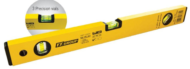 F.F.Group 3 Vial Spirit Level 80cm