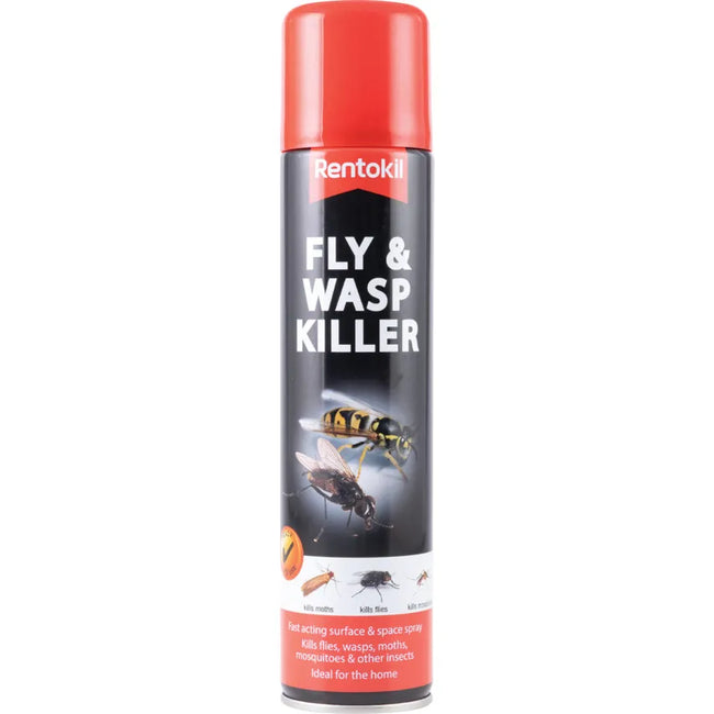 Rentokil Fly and Wasp Killer 300ml Aerosol