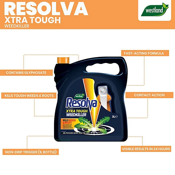 Resolva Xtra Tough Weedkiller - 3L - O'Tooles Tools