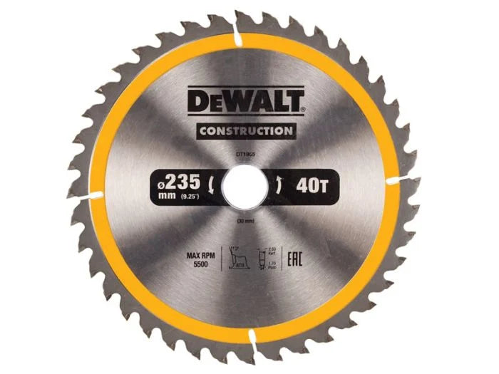 Construction Circular Saw Blade 235 x 30mm x 40T