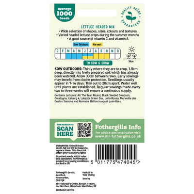 Lettuce Headed Mix - O'Tooles Tools