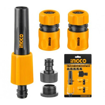 5-Piece Garden Hose Nozzle & Connector Set – Universal Quick Connect Spray Kit - O'Tooles Tools
