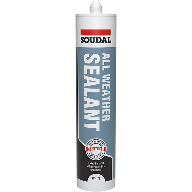 Soudal Ready to use White Solvented Solvent-based Sealant - White