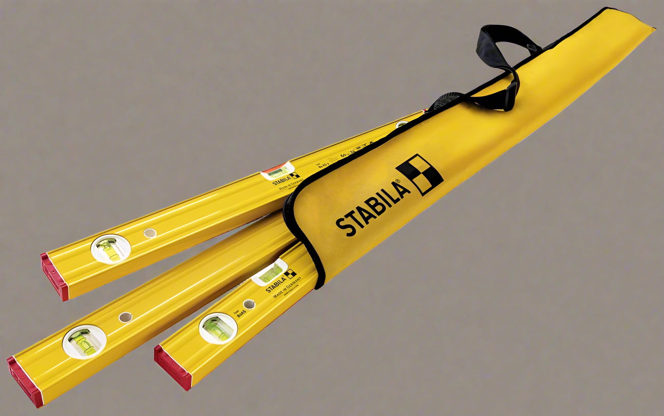 Stabila Magnetic Level set - 3 Piece + Carry Case