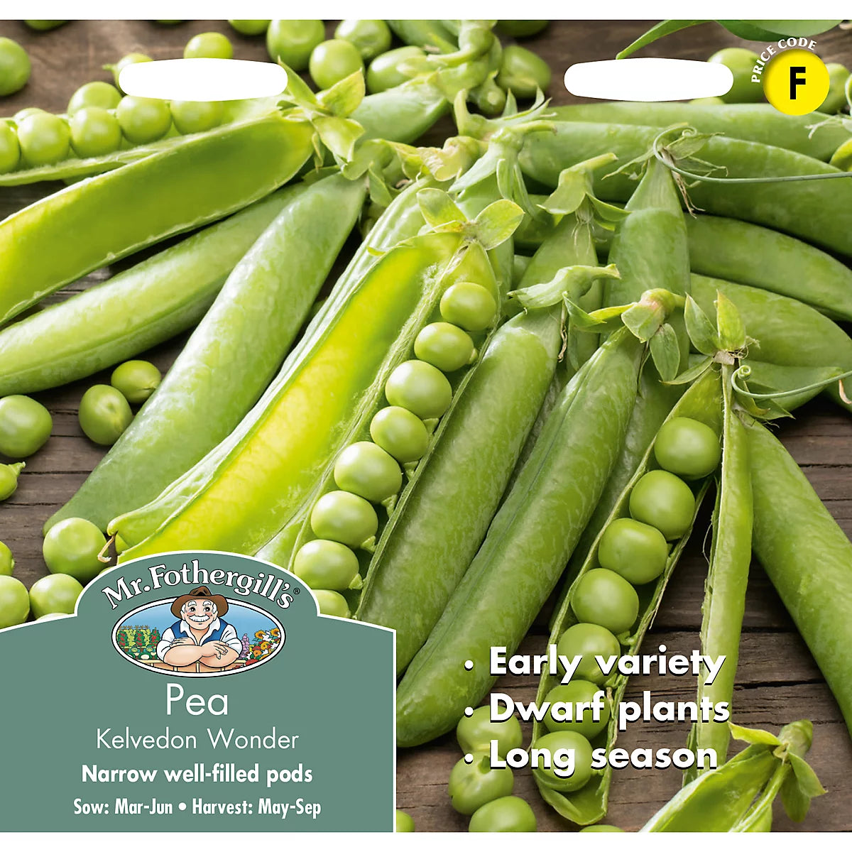 Pea Kelvedon Wonder Seeds - O'Tooles Tools