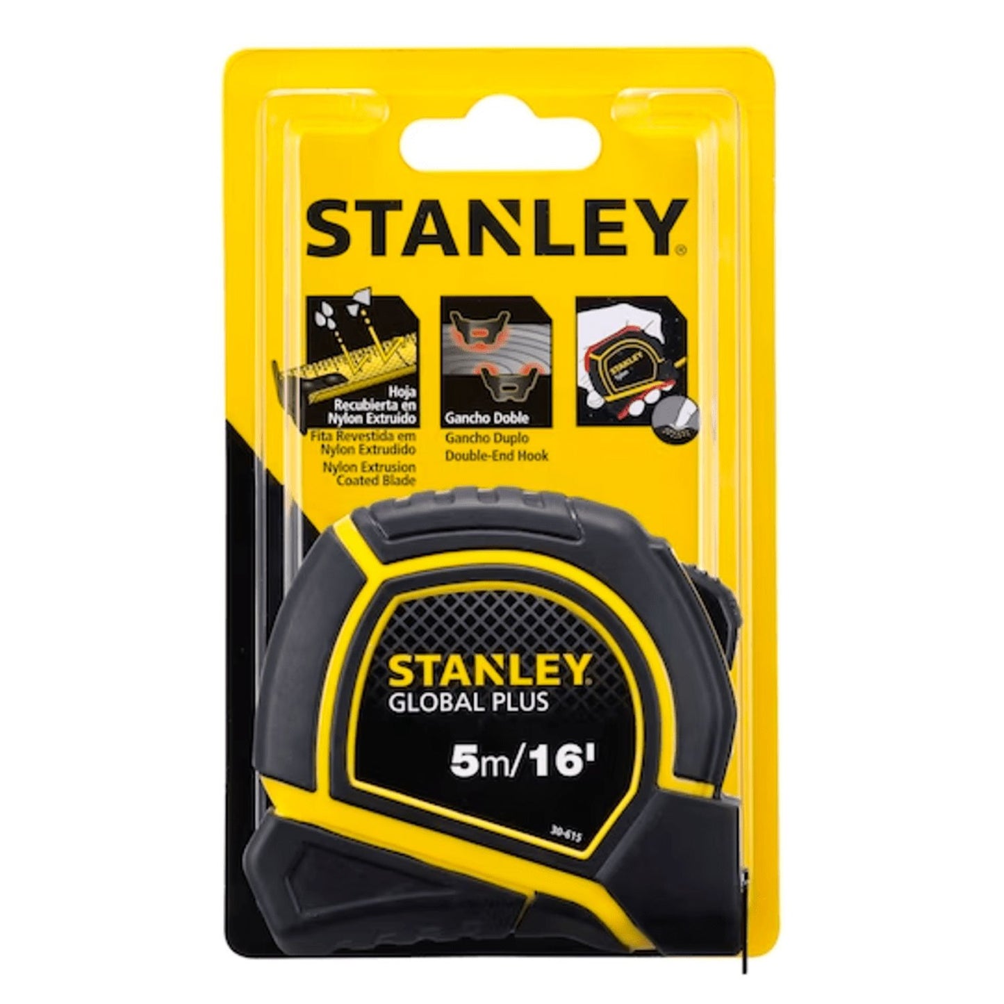 Stanley 5m/16ft Global Plus Measuring Tape