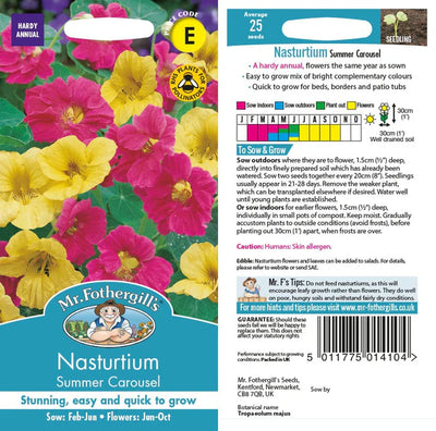 Nasturtium Summer Carousel - O'Tooles Tools