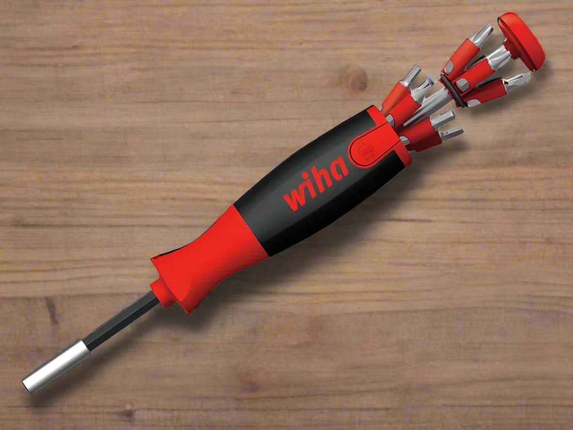 Wiha LiftUp 25 Magnetic Screwdriver with Bit Magazine - 13 piece