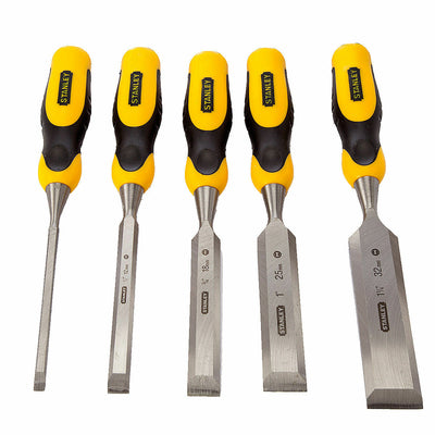STANLEY 5-16-421 5-Piece DynaGrip Wood Chisel Set - O'Tooles Tools