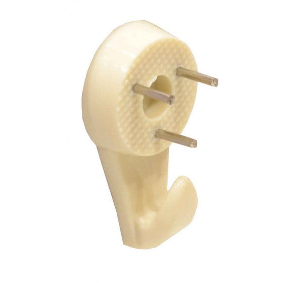 Centurion 30mm Plastic Hard Wall Picture Hooks (Pack of 4)