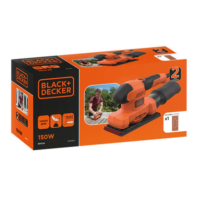 Black+Decker 150W 1/3 Sheet Finishing Sander BEW220-GB - O'Tooles Tools