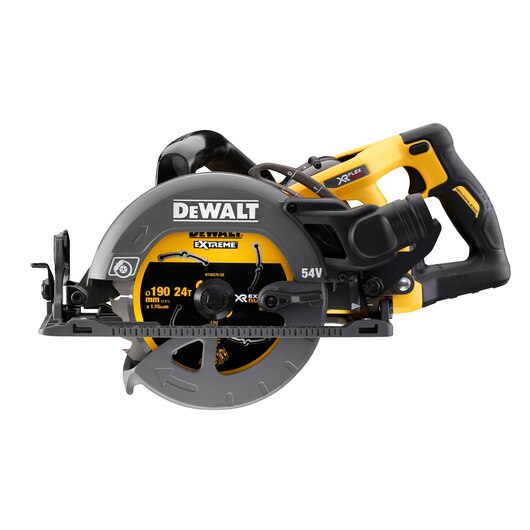 DEWALT 54V XR FLEXVOLT 190mm High Torque Circular Saw - 2 X 6Ah DCS577T2-GB - O'Tooles Tools