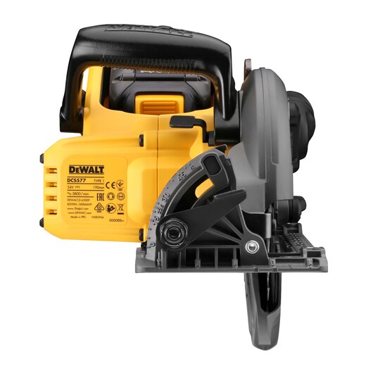 DEWALT 54V XR FLEXVOLT 190mm High Torque Circular Saw - 2 X 6Ah DCS577T2-GB - O'Tooles Tools