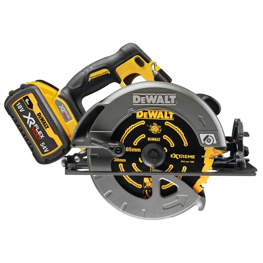DEWALT 54V XR FLEXVOLT Circular Saw - 2 X 6Ah (190mm) DCS578T2-GB - O'Tooles Tools