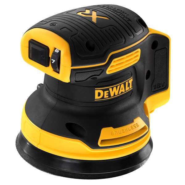 DEWALT DCW210N-XJ 18V XR Brushless 125mm Sander - Bare Unit - O'Tooles Tools