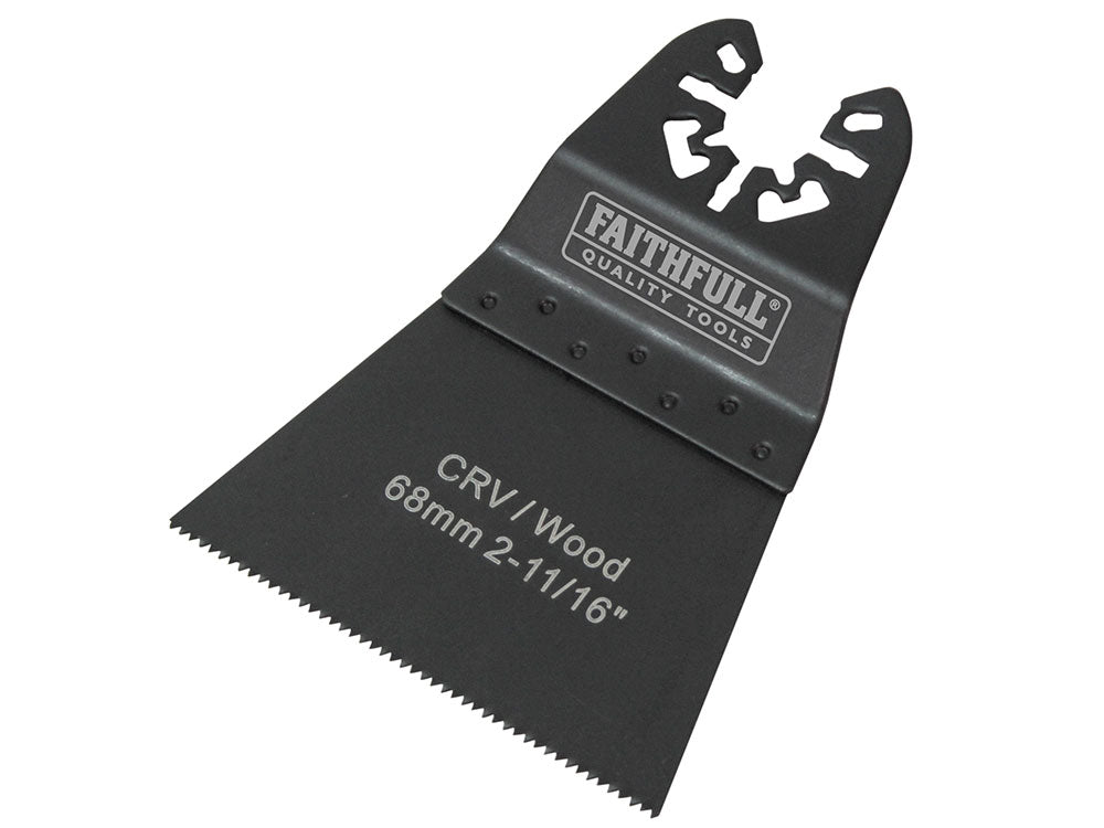Faithfull Flush Cut Wood Blade Side Set 68mm