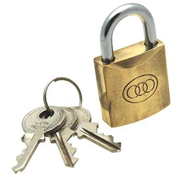 Tri-Circle Solid Brass Padlock - O'Tooles Tools