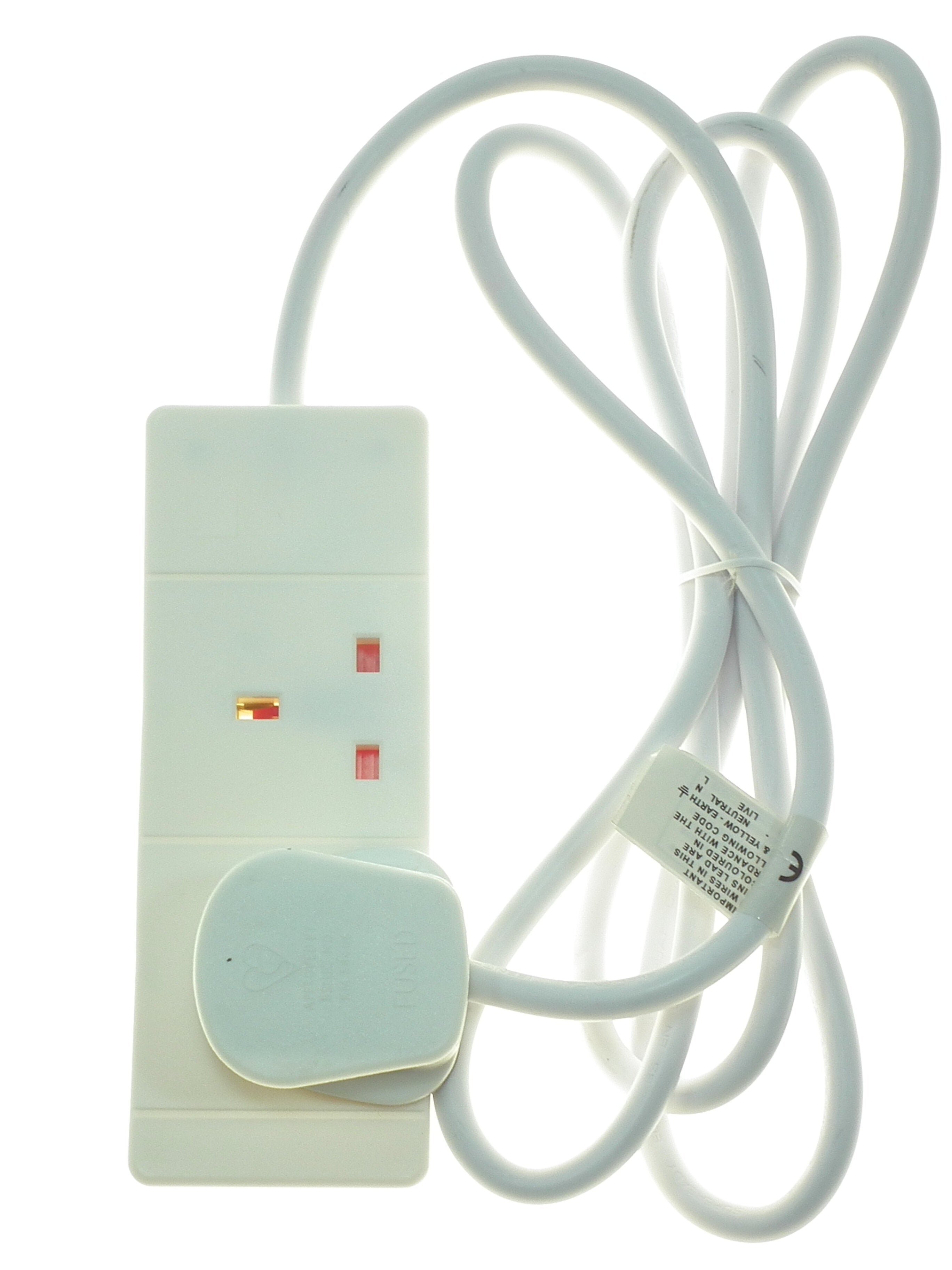 Powermaster 2 Gang 2 Meter 13Amp Extension Lead