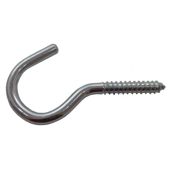 Centurion 100mm x 7.3mm ZP Steel Screw Hooks (Pack of 2)