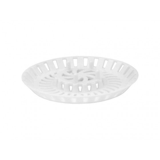 Centurion 80mm White Plastic Bath/Shower Strainer