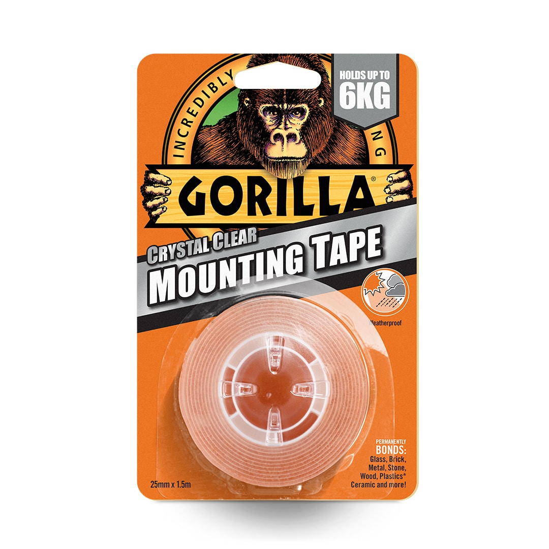 Gorilla Crystal Clear Mounting Tape - O'Tooles Tools